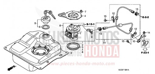 FUEL TANK (NPS505/6/8/9) NPS506 de 2006